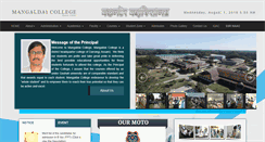 Desktop Screenshot of mangaldaicollege.org